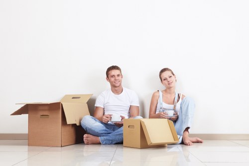 A Brimsdown removals company preparing a home move