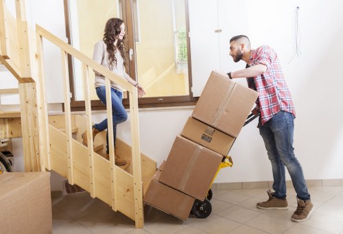 Organized business storage space for equipment and documents in Brimsdown