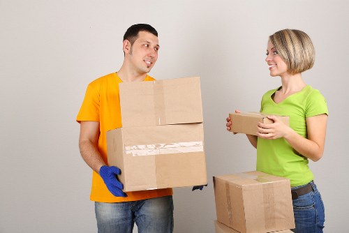 Charity partnership with reusable storage items prepared for donation